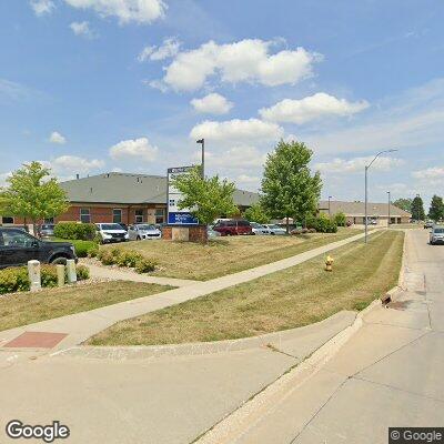 Thumbnail image of the front of a dentist office practice with the name Walnut Hills Pediatric Dentistry which is located in Waukee, IA