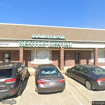 Thumbnail image of the front of a dentist office practice with the name Collegedale Gentle Dental which is located in Ooltewah, TN