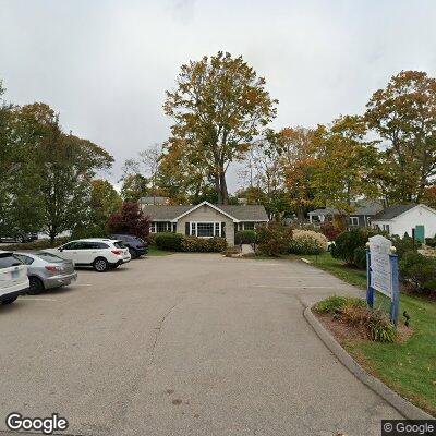 Thumbnail image of the front of a dentist office practice with the name Shoreline Periodontics: Dr. Gregory A. Toback, Dr. Marianne Urbanski, Dr. Daniel Rolotti, & Dr. Lavanya Rajendran which is located in Westerly, RI