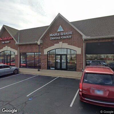 Thumbnail image of the front of a dentist office practice with the name Maple Shade Dental at Camp Crossing which is located in East Peoria, IL