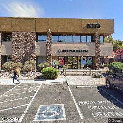 Thumbnail image of the front of a dentist office practice with the name Gentle Dental- Ina Rd which is located in Tucson, AZ