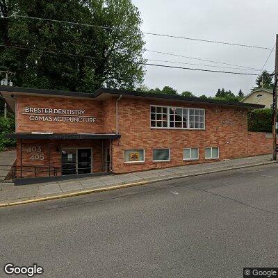 Thumbnail image of the front of a dentist office practice with the name Brester Dentistry which is located in Camas, WA