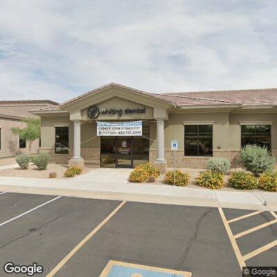 Thumbnail image of the front of a dentist office practice with the name Stauffer Whiting Dental which is located in San Tan Valley, AZ