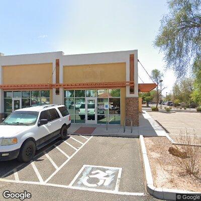 Thumbnail image of the front of a dentist office practice with the name Desert Sky Dental which is located in Casa Grande, AZ