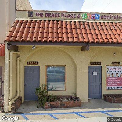 Thumbnail image of the front of a dentist office practice with the name Audrey Yoon Dental Group which is located in Bellflower, CA