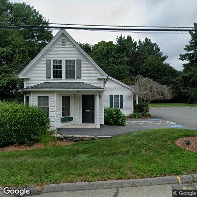 Thumbnail image of the front of a dentist office practice with the name Boylston Dental Associates which is located in Boylston, MA