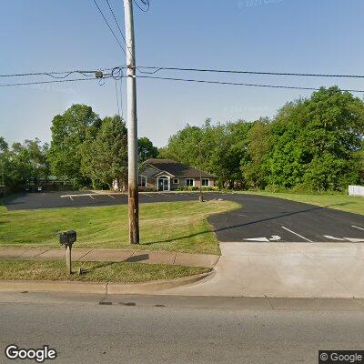 Thumbnail image of the front of a dentist office practice with the name Rick Burns Orthodontics which is located in Elkhart, IN