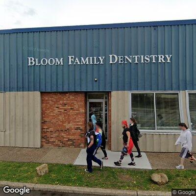 Thumbnail image of the front of a dentist office practice with the name Bloom Family Dentistry which is located in Charleston, WV