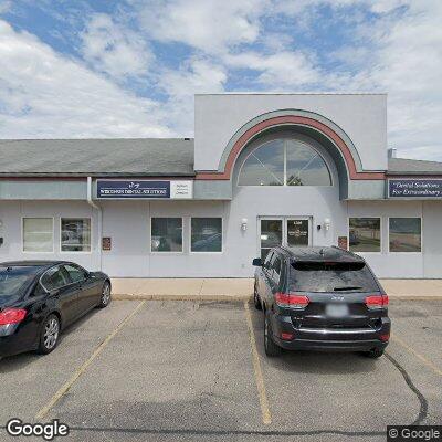 Thumbnail image of the front of a dentist office practice with the name Wisconsin Dental Solutions which is located in Sun Prairie, WI