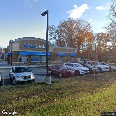 Thumbnail image of the front of a dentist office practice with the name Aspen Dental which is located in Tullahoma, TN